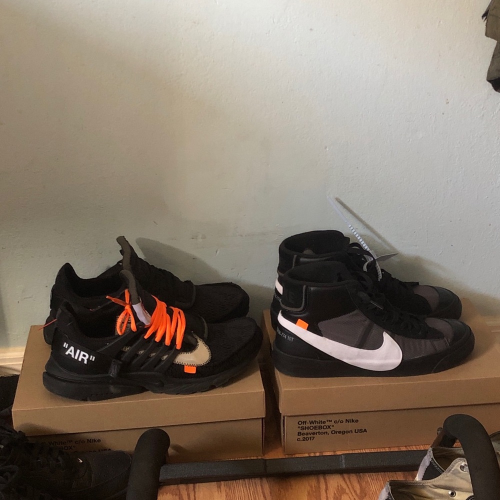 OFF WHITE PRESTO AND BLAZERS